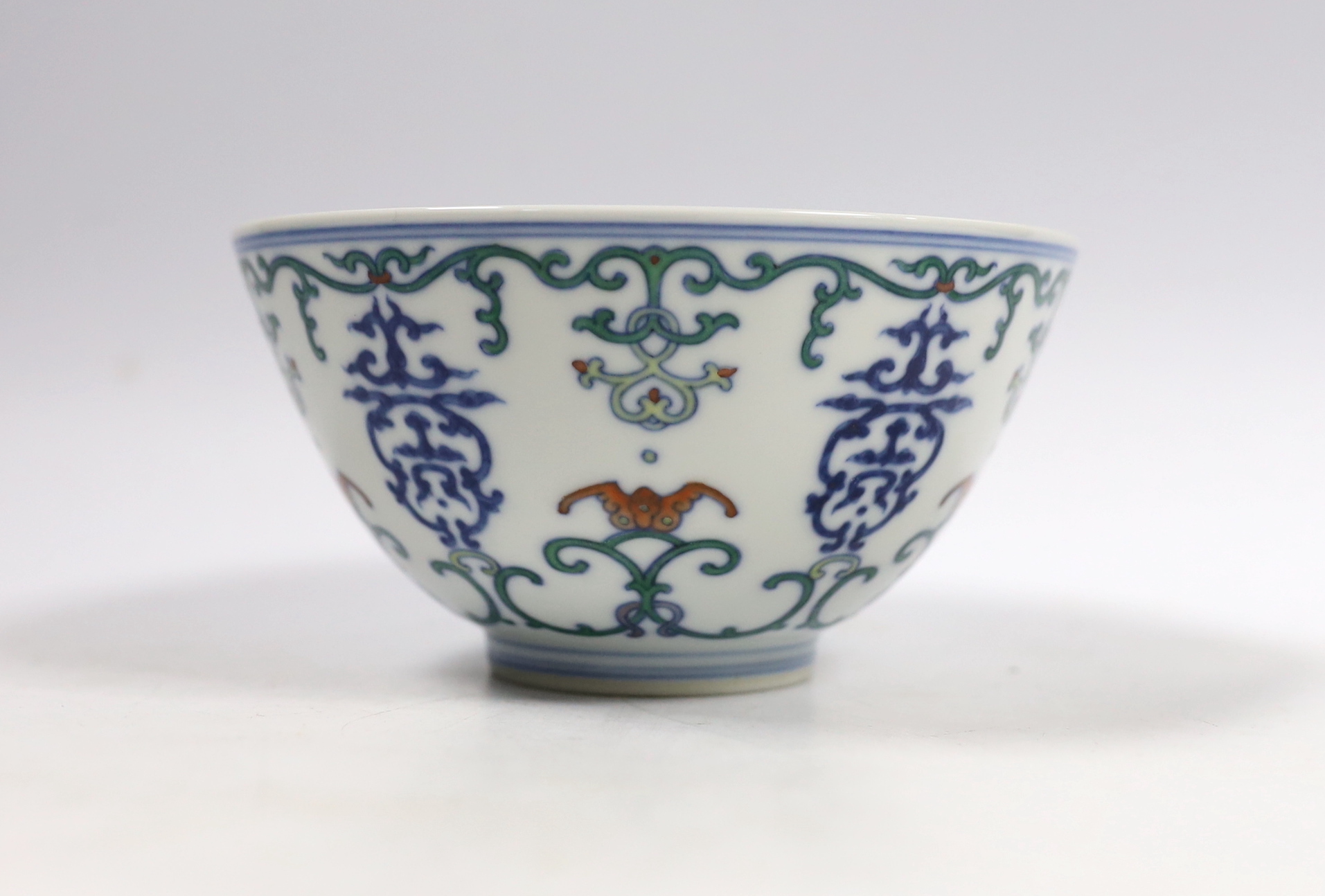 A Chinese doucai bowl, 13cm in diameter